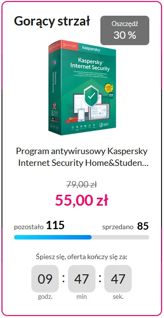 rfm_ - 85 ludzi właśnie złapało super okazję i cieszą się nowiutkim ruskim spyware.
...