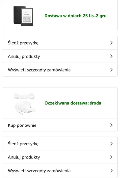 kanji77 - wczoraj zamowilem Kindle z Amazona niemieckiego razem ze sznurowkami (bo kt...