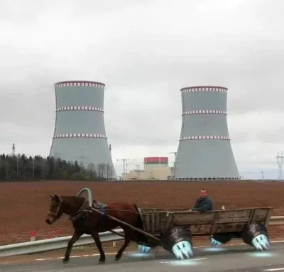JoeShmoe - Podobno konie najbardziej odczuły otwarcie nowo powstałej elektrowni atomo...