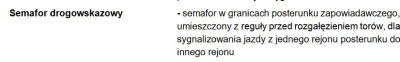 Ziner - > skąd wniosek że semafor drogowskazowy ma sygnalizować jazdę z jednego rejon...