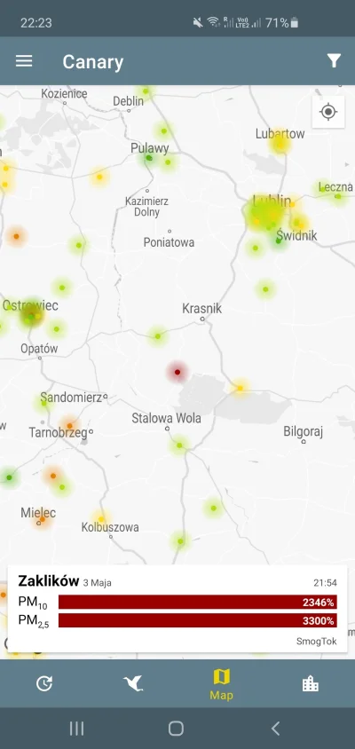 Uuk_ - @MOSKITek u mnie w najbliższej okolicy brak czujników, ale całkiem blisko jest...