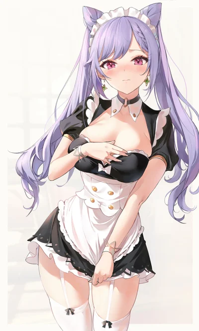 Azur88 - #randomanimeshit #anime #genshinimpact #keqing #maid #zakolanowkianime