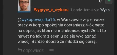 wykopowajulka15 - Skoro w #Warszawa dają na start 7k osobom bez doświadczenia, to jak...