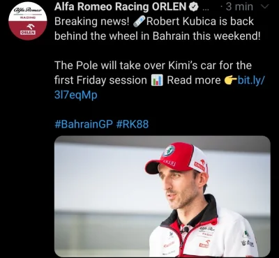 spammaster - W ten piątek Pan Kierowca wyjaśni wszystkich na torze w Bahrajnie #f1 #k...