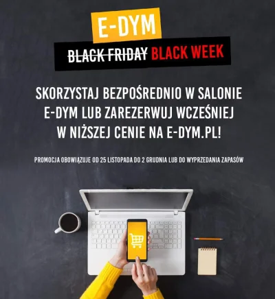 E-DYM - #edymj

Startujemy z #BLACKWEEK w E-DYM! Promocja jest już dostępna w salonac...