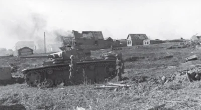 royalflush - PzKpfw III Ausf. J z Panzer-Schwadron "Schulte" podczas walk w rejonie c...