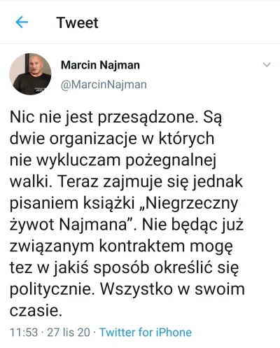 norzeczywiscie - #famemma
Mówiąc o dwóch federacjach miał na myśli chyba dwie partie...