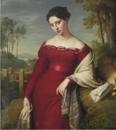 UrbanNaszPan - Portrait of a Young Lady in a Red Dress (1824)
Eduard Friedrich Leybo...