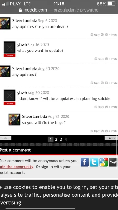 kujtek - @Defender: 
 im planning suicide
 so you will fix the bugs ?
XD