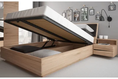 Wychwalany - > łóżko w stylu duża paleta.

@DoctorW: nie lepiej zrobić z pojemnikie...
