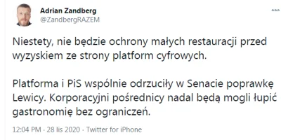 rothen - i to byłoby na tyle w kwestii troski o przedsiębiorców o której tak lubi mów...