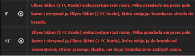 Slonievsky - Borussia - FC Koln.
Koleś niezły, sam wygrywa ten mecz
( ͡°( ͡° ͜ʖ( ͡°...