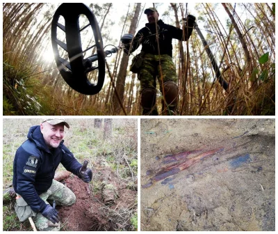 Zwiadowca_Historii - Niezwykły depozyt odkryty pod Rzepinem – w sumie 12 sztuk broni!...