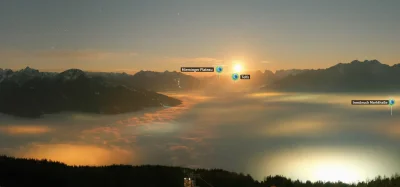 Geron - Zachód księżyca nad Innsbruckiem dziś o 6 rano, link do kamerki. Można sobie ...