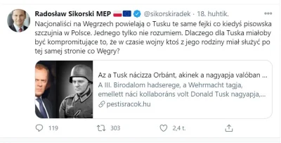 m.....- - @BobMarlej: Dokładnie, Węgry, które były sojusznikiem Hitlera i dzisiaj są ...