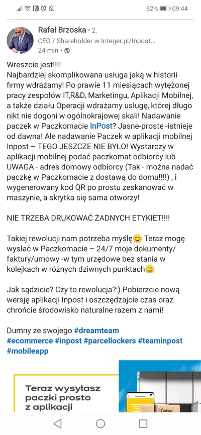 S.....n - W poczcie kocham Cię 
#inpost #czujedobrzeczlowiek #paczkomaty