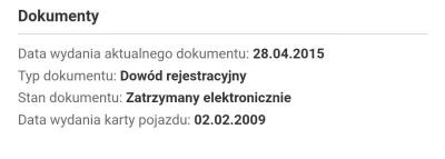 Kejran - Ktoś się pytał ostatnio co ciekawego skrywa historiapojazdu.gov.pl, no i fak...