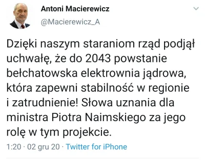 Repcakos - Szkoda, że dopiero 2043, ale jeżeli to prawda to duży krok dla Polski na p...