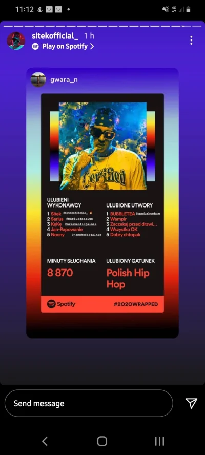 DADIKUL - Jak na spotify znaleźć takie coś jsk na screenshocie? Z wymienionymi artyst...