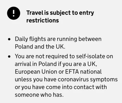 pakieteuroatlantycki - Witam,
Czy po przylocie z UK do Polski (jako obywatel Polski)...