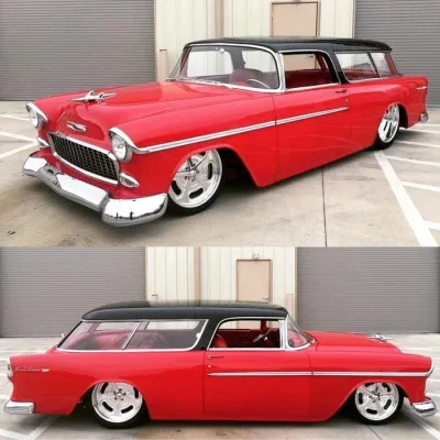 Badmadafakaa - #samochody #motoryzacja #chevrolet #chevroletnomad #1955