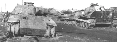 royal_flush - PzKpfw V Ausf. A z SS-Panzer-Regiment 3 zniszczone na południe od Pułtu...