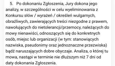 ItWasATypo - @marcelus: regulamin mówi jasno: słowo nie może być obraźliwe (jak "Julk...