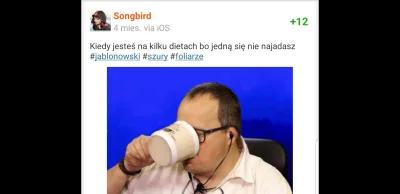 c.....t - @Songbird hahaha jaki gruby haha.

Ojej prawaki nie można z niej się śmiać,...