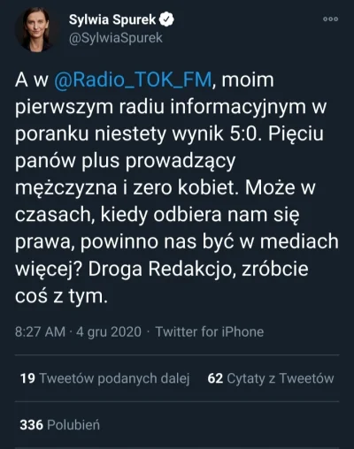 s.....j - Może w czasach, kiedy kobiety walczą niby o równouprawnienie powinno ich by...