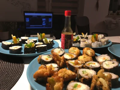 DosKapp4 - Zgodnie w Waszymi wcześniejszymi radami, tym razem wegetariańskie sushi z ...