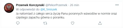 puolalainen - czemu komentarze prawaków pod tweetami Śmiszka muszą być takie? ( ಠ_ಠ)
...
