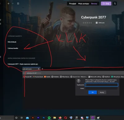 Kotolazik - #cyberpunk2077 #gog te, chce se obczaic komiksa i mnie przekierowuje na l...