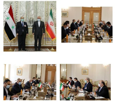 damian-kat - Syryjski minister spraw zagranicznych Faisal Al-Miqdad spotyka się w Teh...