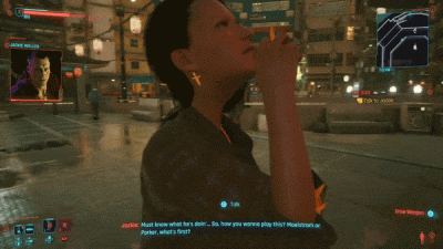 C.....3 - #gif #cyberpunk2077 #gry #gownowpis 
Hej, można jeszcze cofnąć preorder? K...