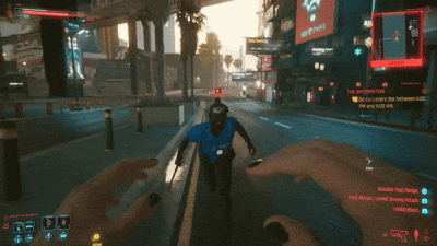 C.....3 - #gif #cyberpunk2077 #gry 
Nie wiedziałem, że redzi wypuszczają swoje dziec...