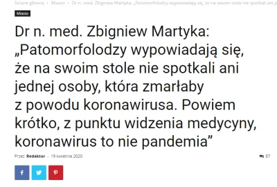 R187 - Przecież ten cały dr. Martyka to szur który mówił w kwietniu, że koronawirus n...