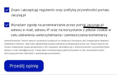 ciezkodzisowolnylogin - @Jacysa_pl: Pomysł super.
Jedną pozytywną opinię o byłym prac...