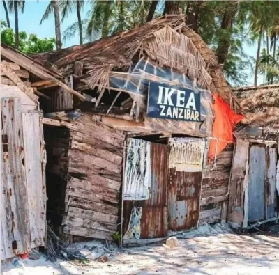 JoeShmoe - Pierwszy i pewnie ostatni sklep IKEA na Zanzibarze. Nie chcę wiedzieć jaki...