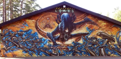 LostHighway - #graffiti #streetart #alien