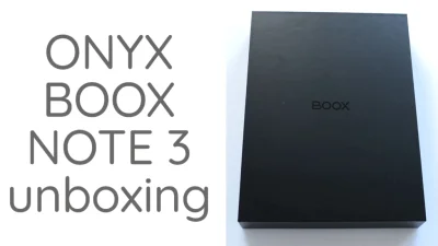 NaCzytnikuPL - Onyx Boox Note 3 to najnowszy, 10.3-calowy tablet E Ink. Jeszcze szybs...