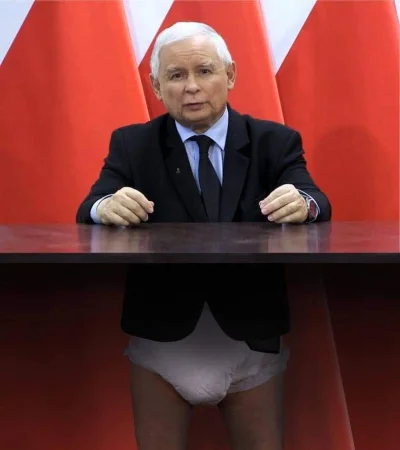 rozentuzjazmowany - Kaczynski na pewno twardo się trzyma!