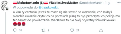 metalfacee - Ej, przecież to twitterowe pisostwo musi też siedzieć na wykopie. Ta sam...