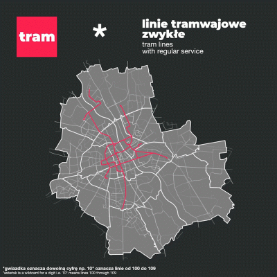 Brajanusz_hejterowy - GIF przedstawiający rozkład tras linii autobusowych, tramwajowy...