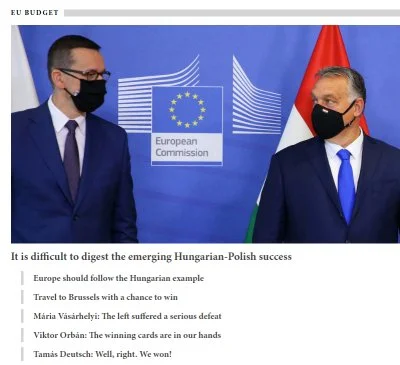 eoneon - Właśnie zrobiłem na mirko prasówkę z węgierskich czołowych mediów dzisiejsze...