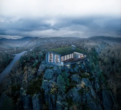 PMV_Norway - #norwegia #ciekawostki #architektura
Jesienią 2021 otwarcie restauracji ...