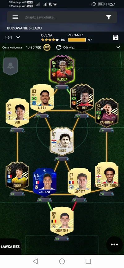 fuutt - Pany jak to zmienić do 100k żeby ŚO miał 10 zgrania? 
#fut