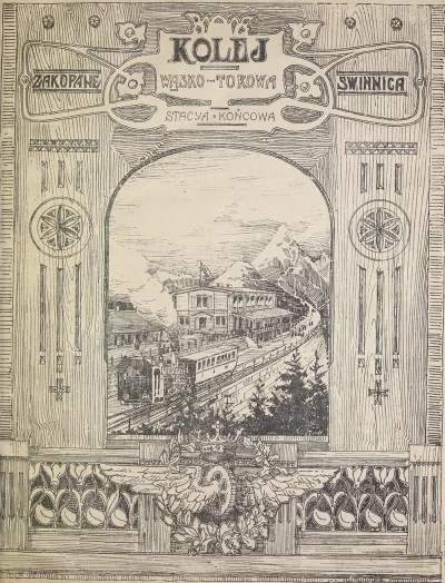 Artktur - Projekt wstępny lokalnej kolei wąskotorowej z Zakopanego pod Świnicę 1902 r...