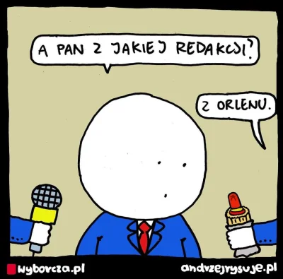 pogop - #andrzejrysuje #heheszki #humorobrazkowy #polska #orlen #dziennikarstwo