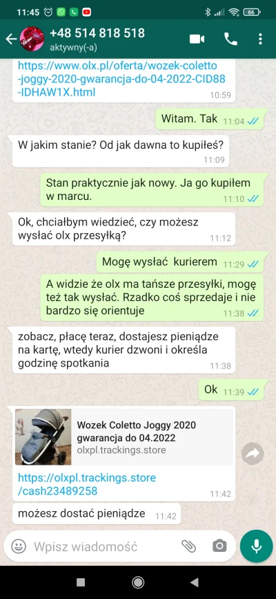 coastbasse - Ostatnio miałem to samo, od razu wyczułem oszusta ale chciałem zobaczyć ...