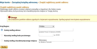 piotrmos11 - #amazon #inpost #paczkomaty probuje dodac adres paczkomatu ale za kazdym...